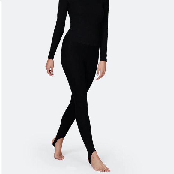 NWT NEW Ribbed Stirrup LETT Rio Leggings XS - Picture 1 of 11
